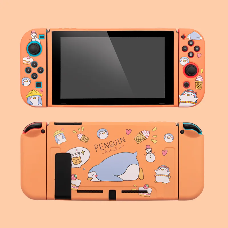  Жесткий Кристальный защитный чехол с цветным узором для Nintendo Switch Защитные Чехлы