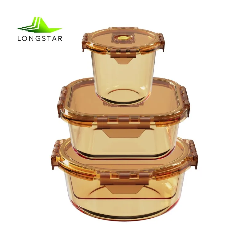 Стеклянный контейнер для еды Longstar