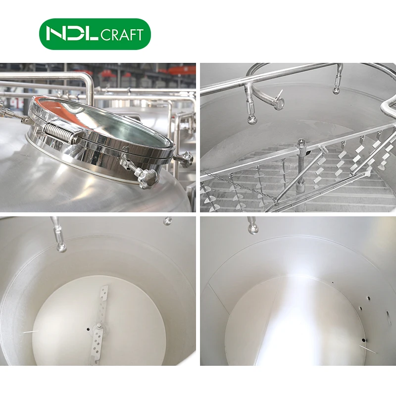 NDL CRAFT Industrial Brewing Equipment 5000L Beer Brewery Fermenting Facility With Four-vessel Brewhouse