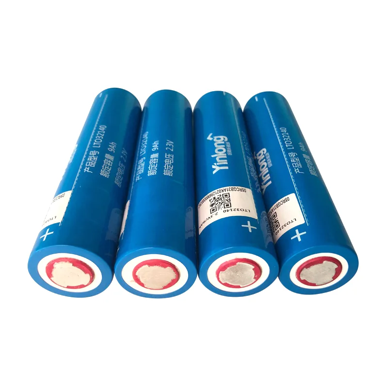 2.3v 9Ah Yinlong LTO32140 2.3V 9Ah B Grade Cylindrical Lithium Titanate LTO Battery Cell