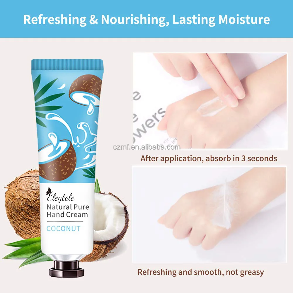 Custom Wholesale Private Label Natural Skincare Organic Shea Butter Whitening Moisturizing Flower Fragrance Hand Cream Lotion