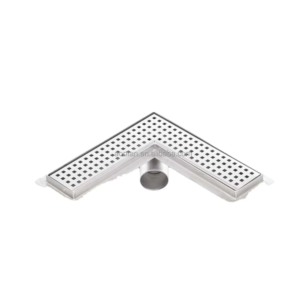 Custom Made Right Angle Shower Drain/floor Drain/corner Drain