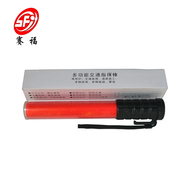 Security Traffic signal Flashing and High Reflective Red LED Baton or Wand Magnet