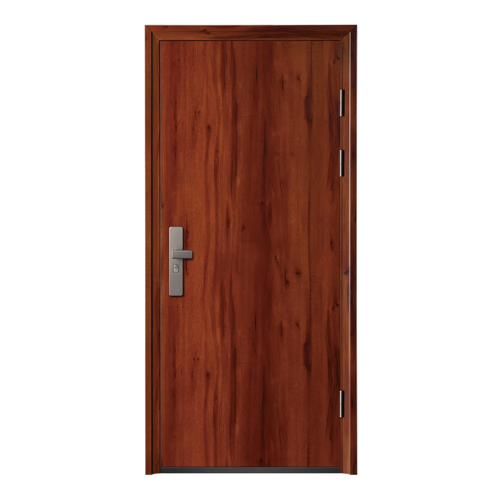 Wholesale 70mm Apartment Entrance Safety Door Modern Intelligent Secured Outdoor Door