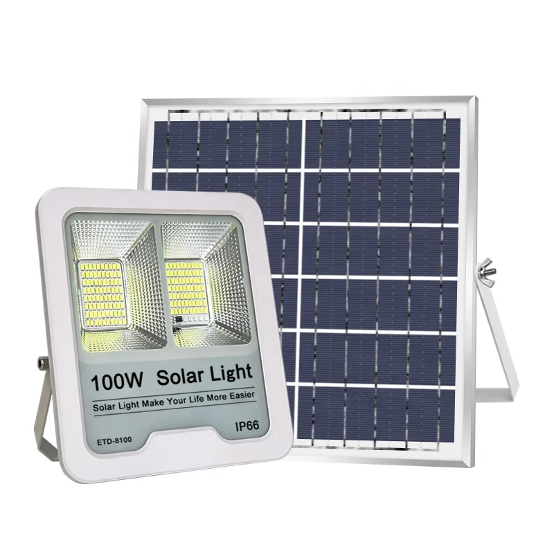 Etenda Wholesale Ip66 Ip67 Waterproof Outdoor Led High Brightness 50w 100w 200w 300w Garden Solar Flood Light