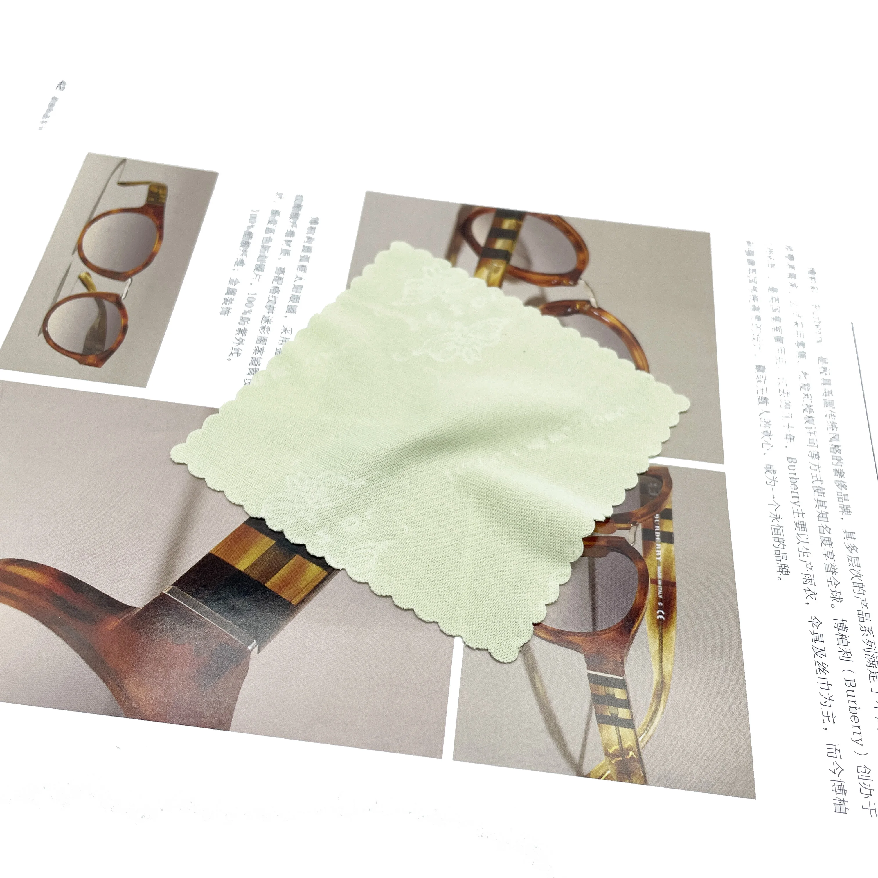 Custom Cell Phone Laptops TV Screens Cleans Lenses Glasses Microfiber Cleaning Cloth