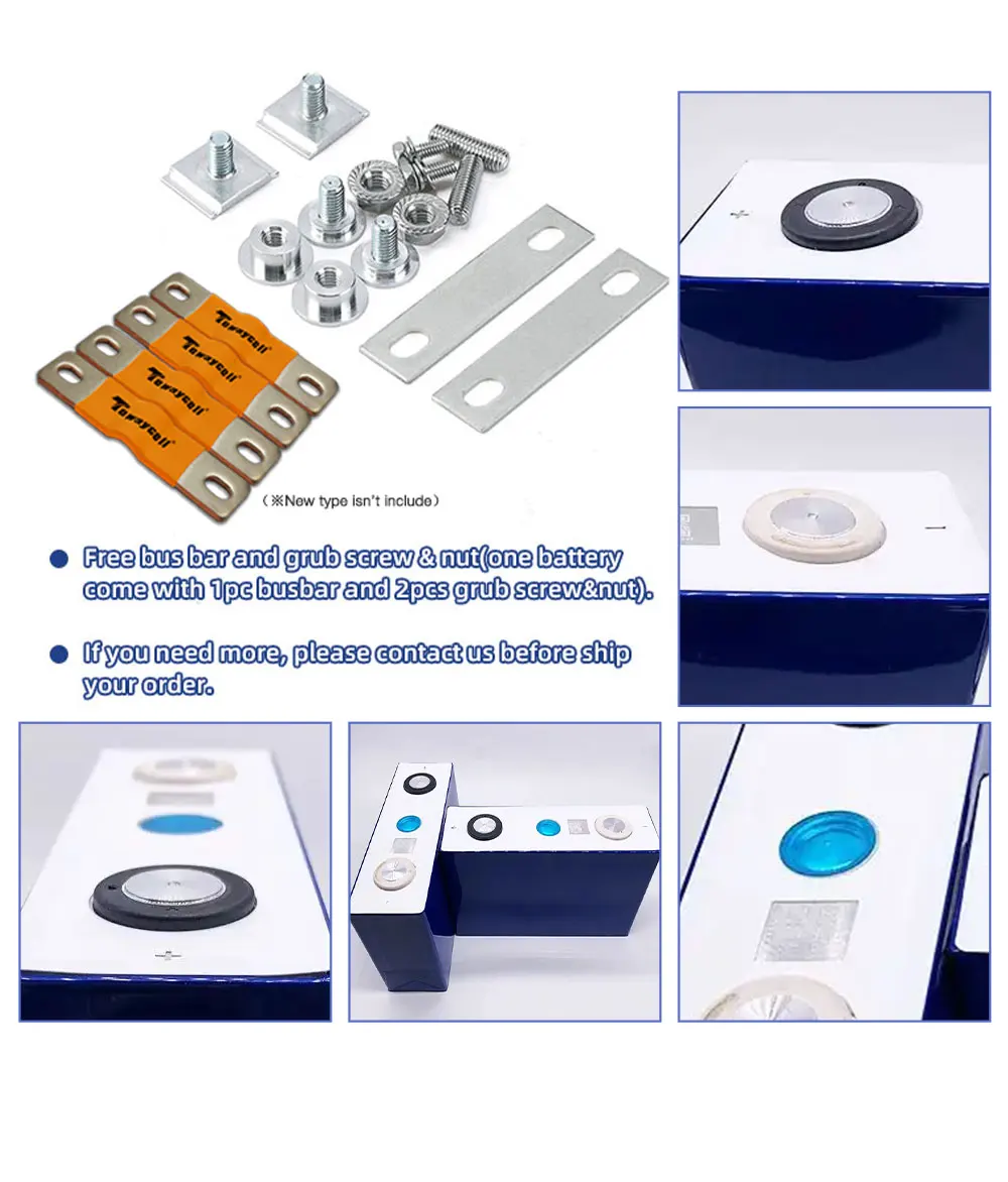 Grade A+ Ev Lf100LA Lifepo4 100ah 105ah Lithium Ion Phosphate Battery Cell  For Rv Golf Cart