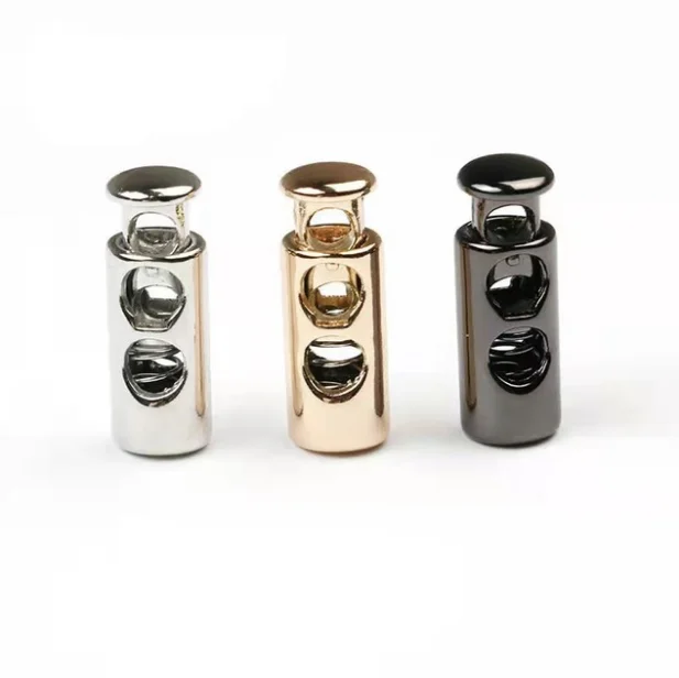 SAB Оптовая Продажа цинковый сплав серебряные цвета пружинный металлический шнур стопор для покрытия