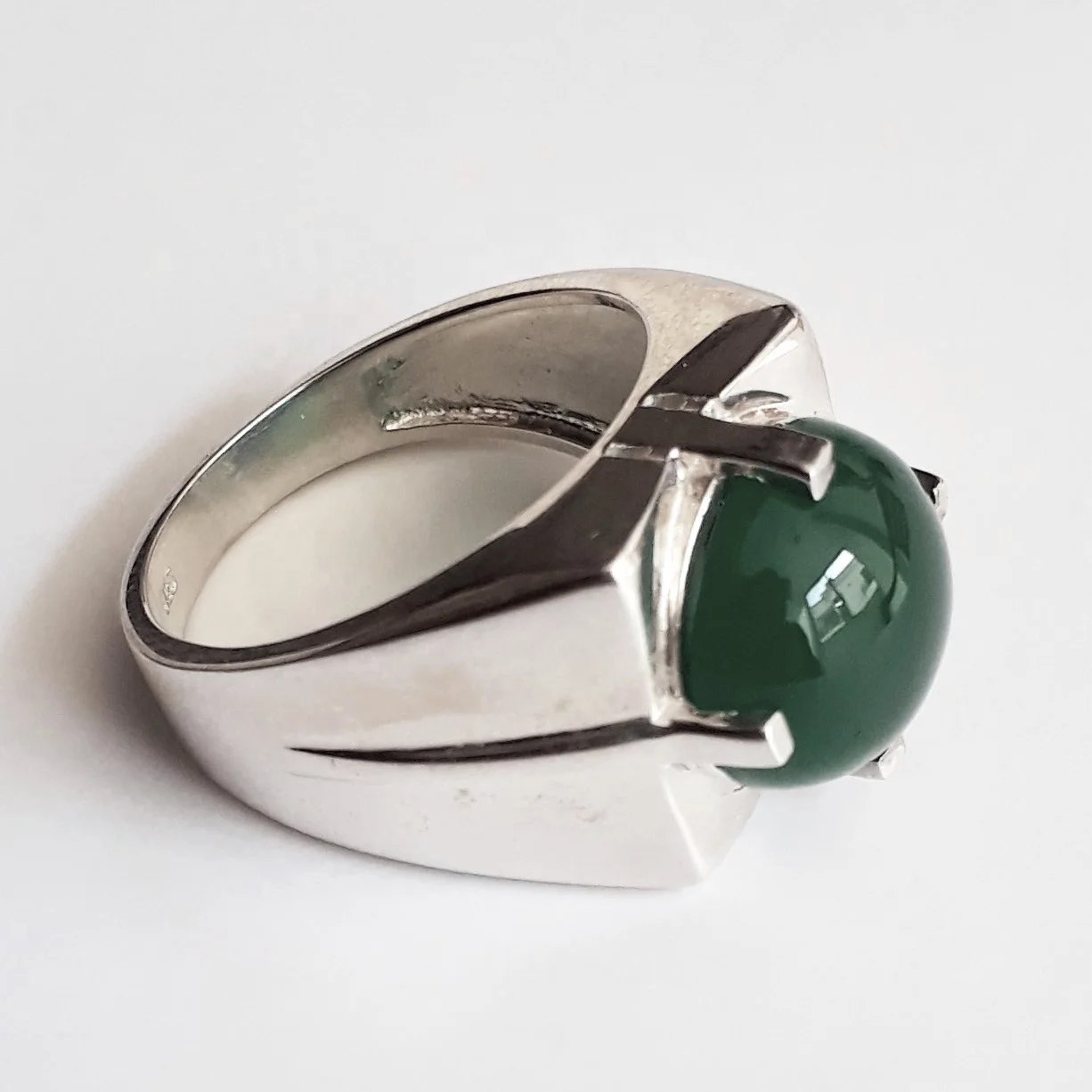 Best Selling Men 925 Sterling Silver Ring Jewelry Men Gemstone Silver Onyx Ring with High Finishing