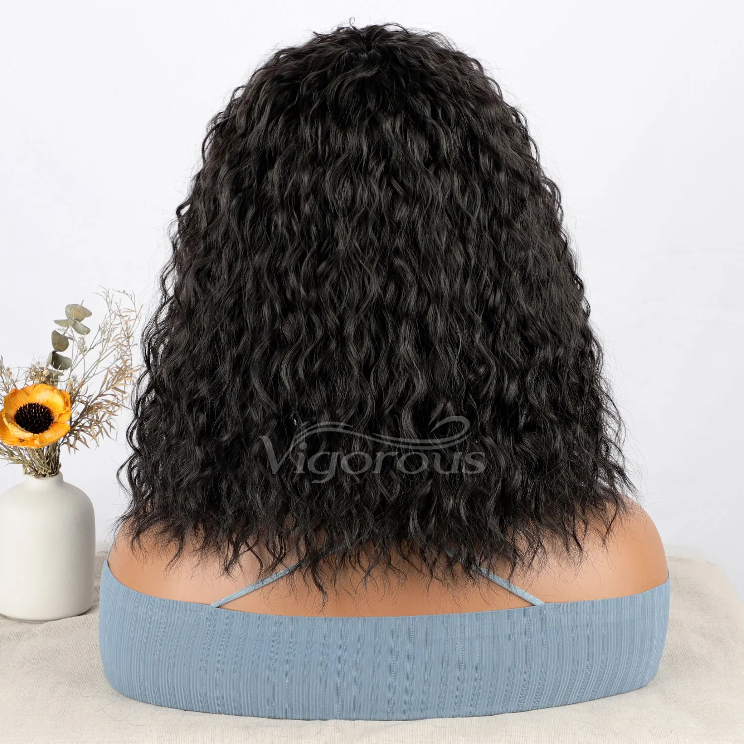 Парик из натурального трикотажного волокна