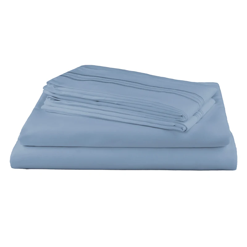 Hot Sale American Style Woven Bed Sheets Soft Sheet Set