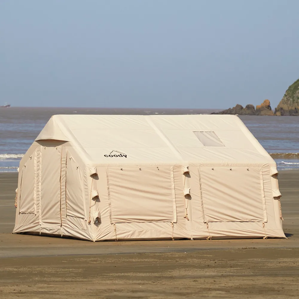 Coody Sole Supplier Coody Inflatable Tent Waterproof UV Protection 13.68 Sqm Coody Air Tent Outdoor Tent Camp