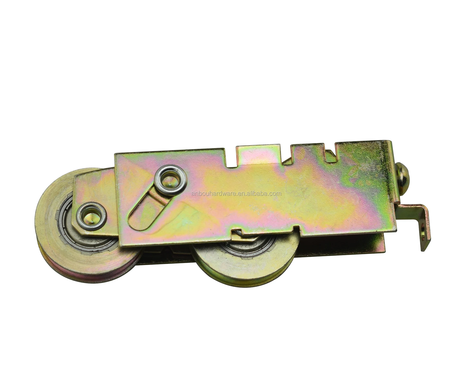 North America Hot Sale Heavy Duty Sliding Patio Tandem Door Roller Assembly 1-1/2 Inch Stainless Steel Ball Wheel Bearings