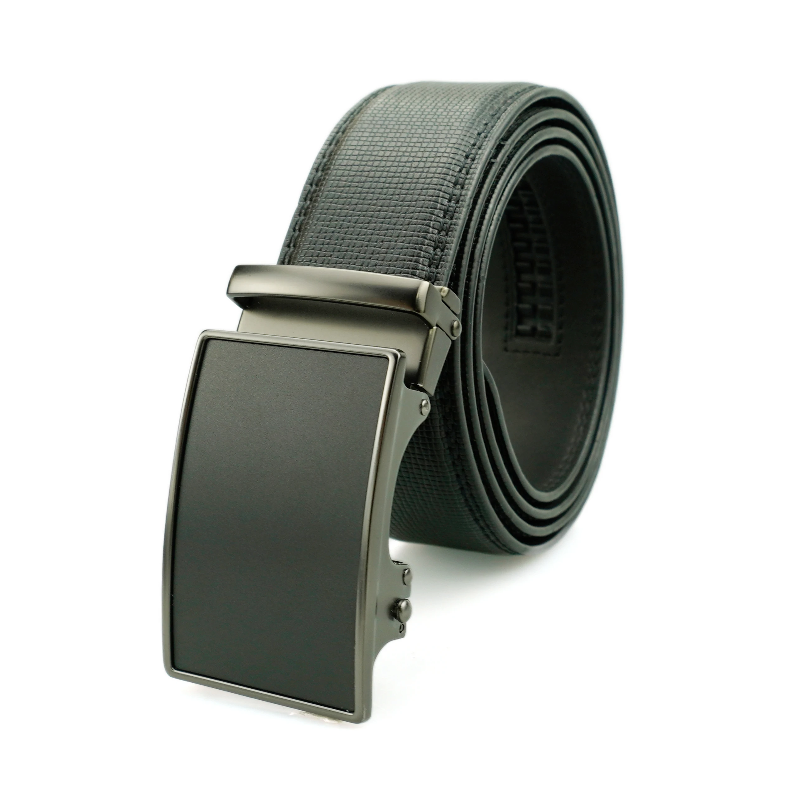 Ремни из натуральной кожи с автоматической пряжкой из сплава