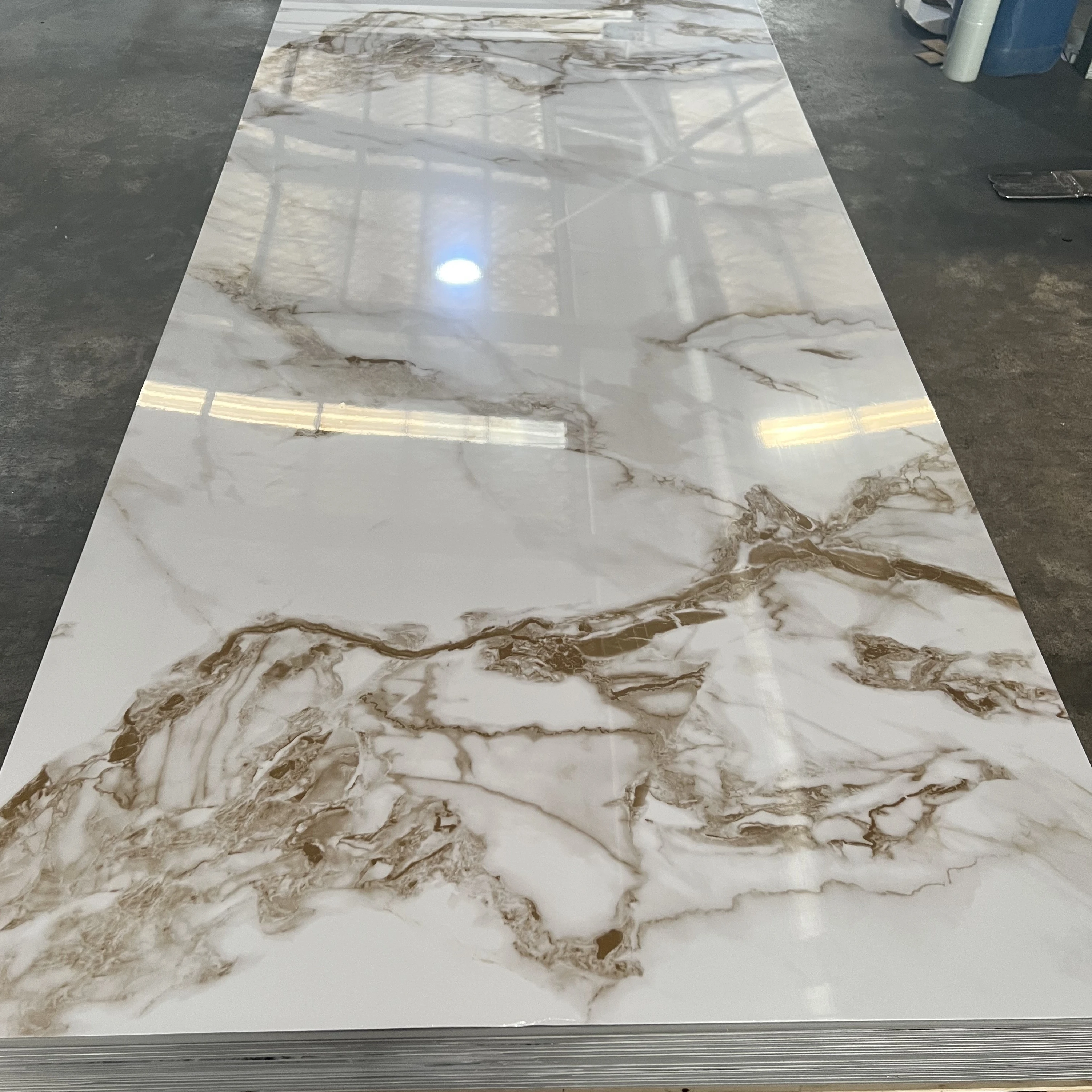 Hot 1220*2440mm Pvc Marble Wall Panels 5mm 8mm Carbon Rock Slate Board Pvc Interior Wall Decoration Bamboo Charcoal Wood Veneer