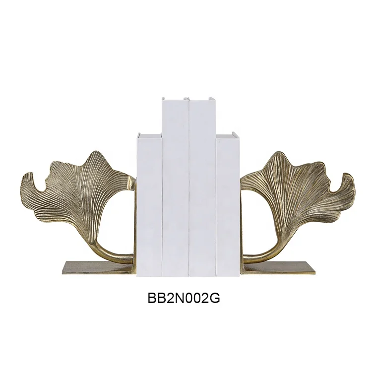 wholesale custom unique cast iron decorative antique brass aluminum metal bookends