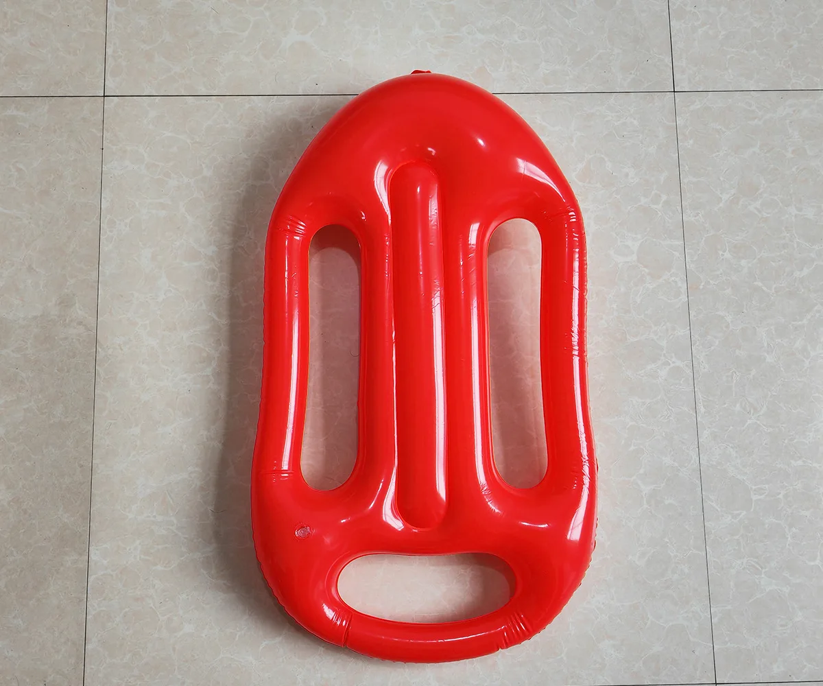 PVC Inflatable Red Kids Children Surfing Board Floating Board for Kids Swimming Practice