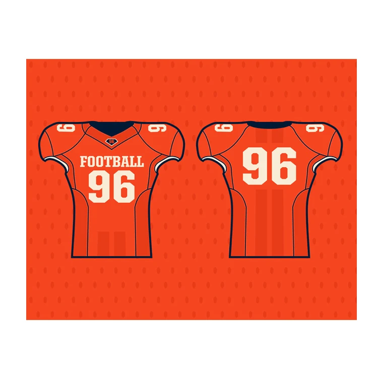 Custom Sublimation American Football Jersey Uniform Set Mesh Kids Youth American Football Uniform
