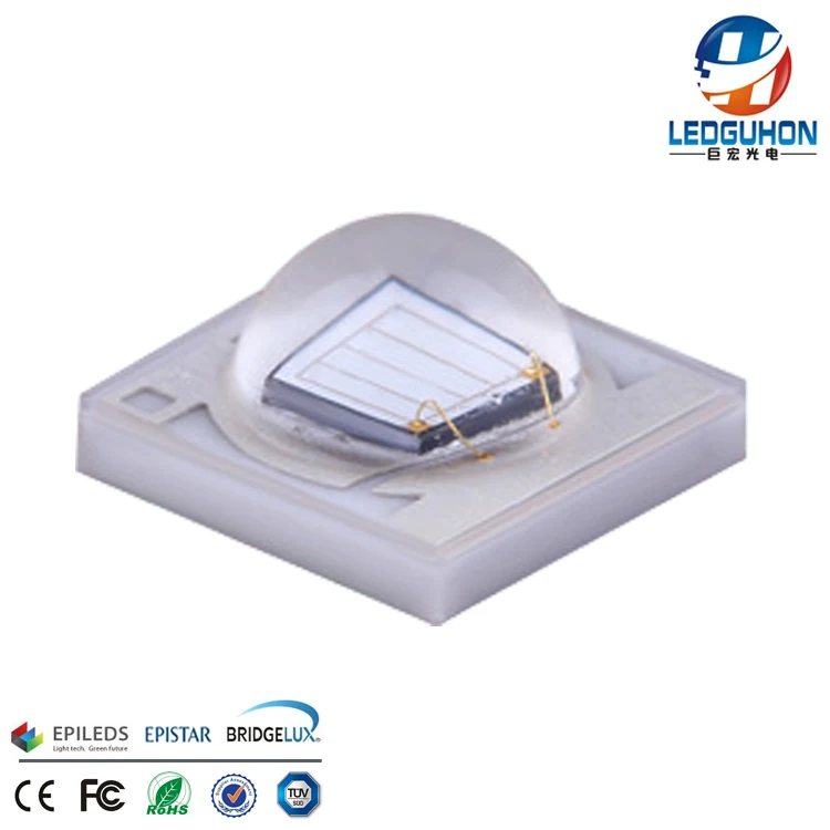 sell high power 3W 3535 smd 365nm uv leds/3w uva 365-370nm high power led