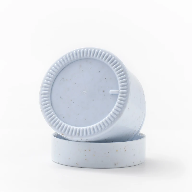 Оптовая продажа биоразлагаемая косметическая упаковка 100% переработанная 30 г 50 100 200 пластиковая банка для крема лица из пшеничной соломы