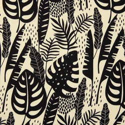 Изготовленный На Заказ «Чаллис» из искусственного шелка, с цифровым принтом тропических в морском стиле с узором в виде листьев, 100% вискоза ткань 160gsm для мужской одежды