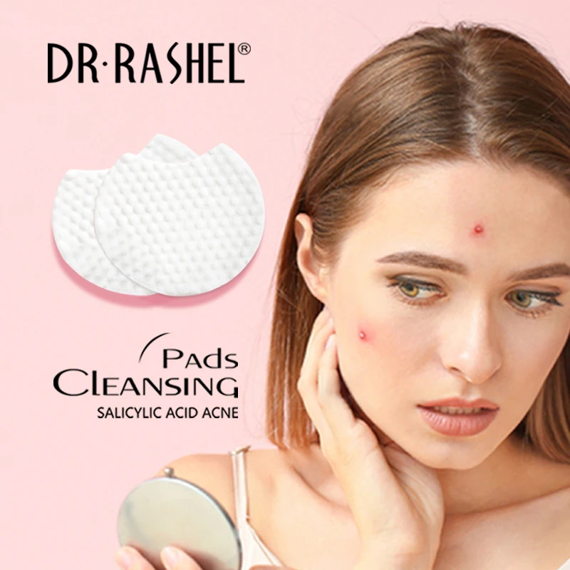 DR RASHEL Skin Care Private Label Salicylic Acid Acne Cleansing Pads 0.5% Strength 50
