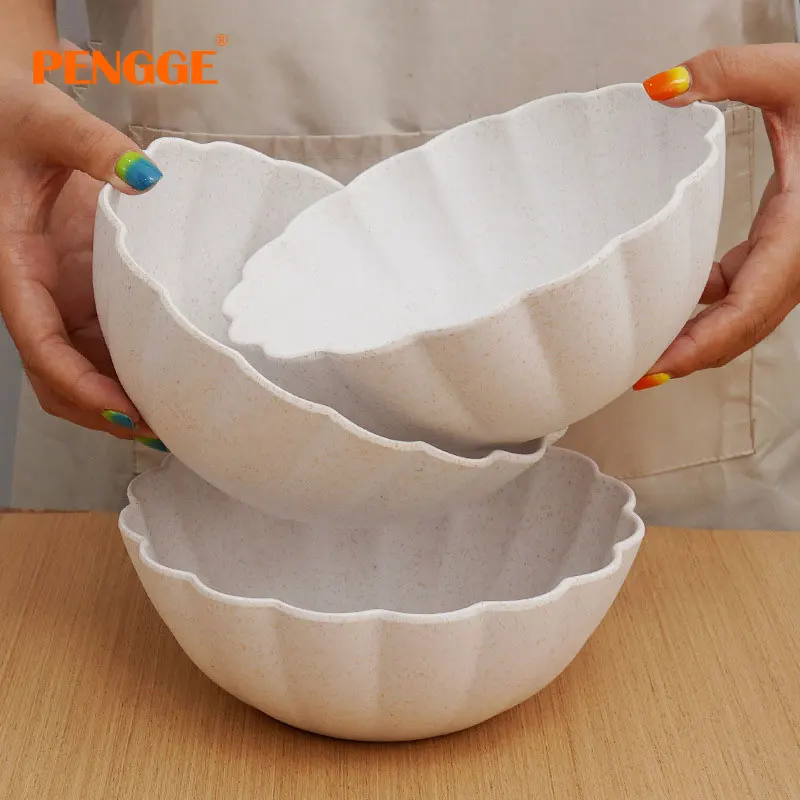 High quality melamine fruit bowl dessert salad snack creative flower shaped petal snack bowl