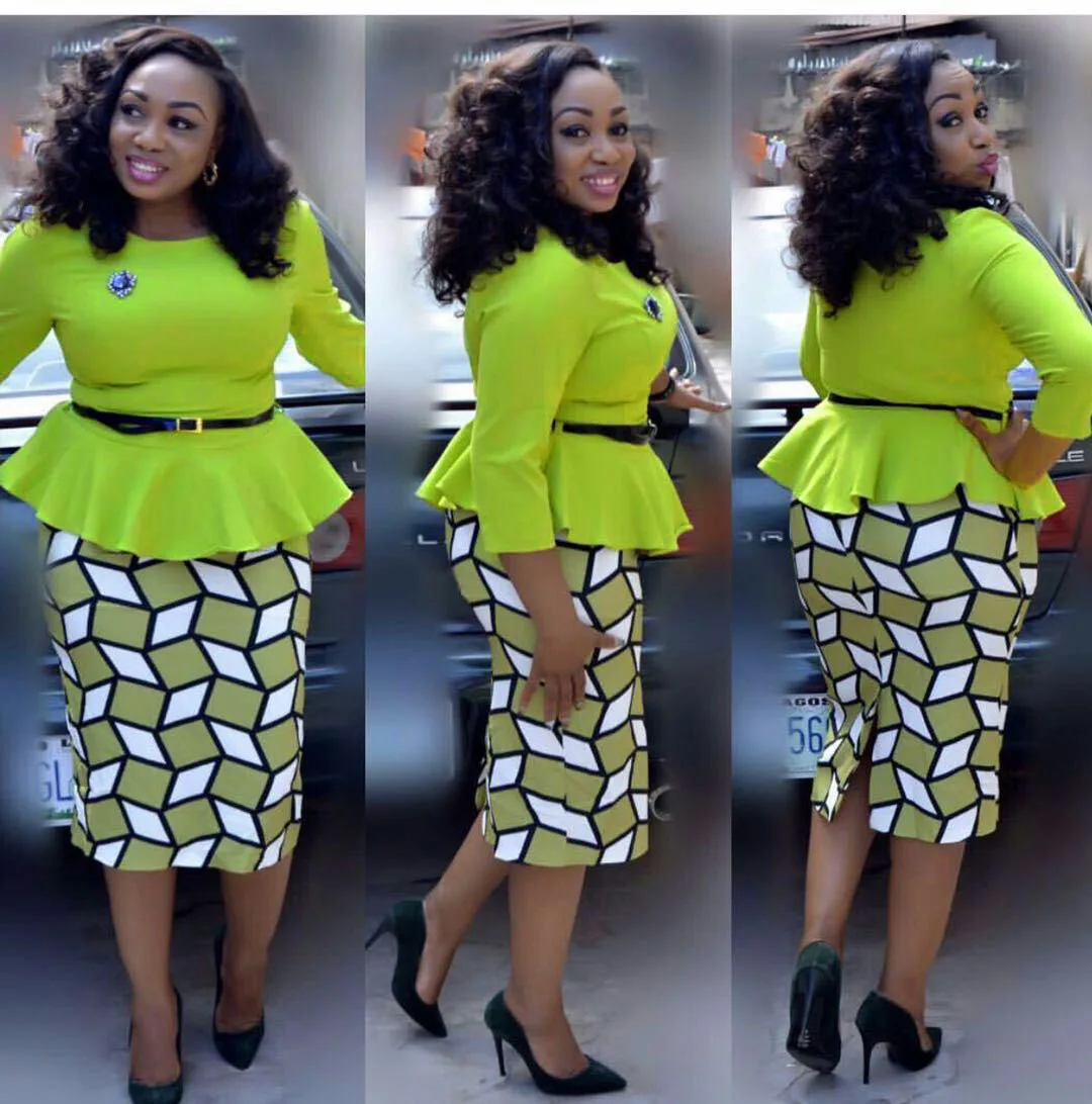 H3096 lady fashion design plus size womens Green Party polyester turkish africa style space layer casual slim high waist dresses