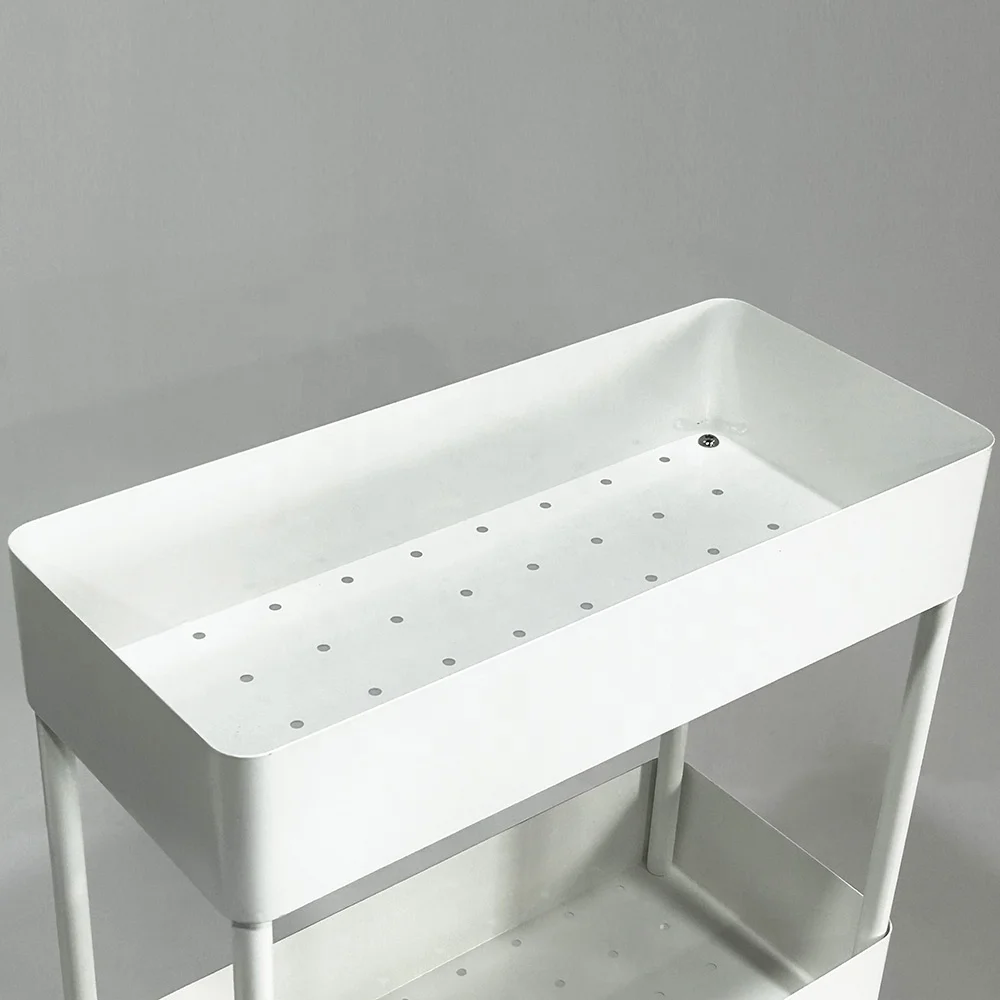 Most Popular Gap Utility Storage Trolley Bathroom 3 Tier Slim Storage Carts For Kitchen Living Room Tight Spaces Narrow Gap