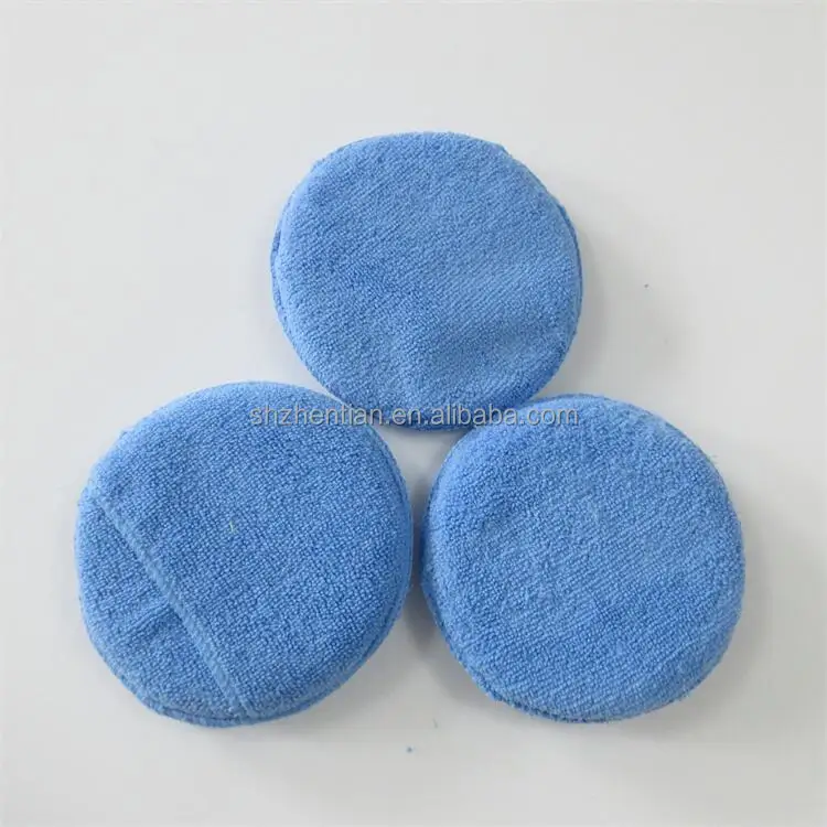 Hot Sale Car Care Wax Polish Microfiber Saver Applicator Sponge Rectangular Car Waxing Sponge Pads