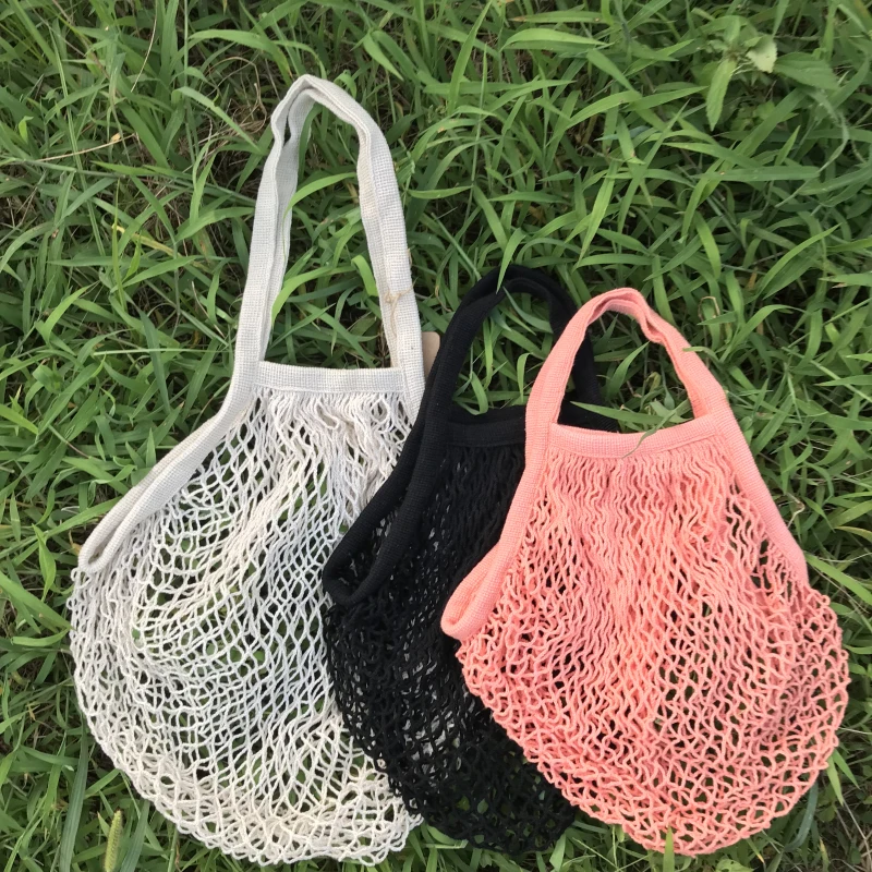 Wholesale 100% Organic  Eco-Friendly Packaging Fruit Vegetable Recyclable Fruit Small Jute Organic Cotton Bag