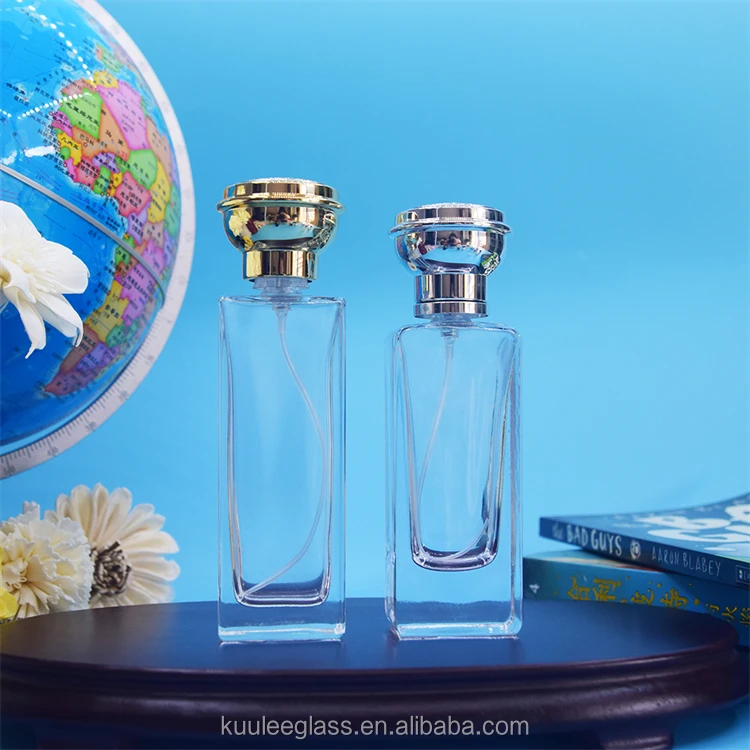 Design High End Luxe Kids Classy Eco Friendly Crystal Bouteille De Parfum 45ml 55ml Mist Spray Empty Glass Perfume Bottle