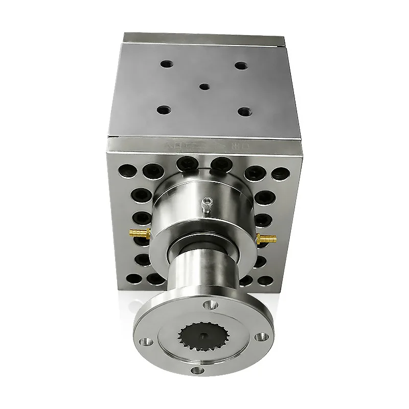 China Factory Price 30L 20CC Accurately Metered Gear Melt Extrusion Pump For Plastic Extruder Machine