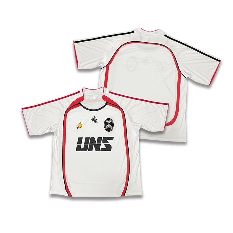 Retro Soccer Jersey Custom Polyester Sublimated Men Football Jersey