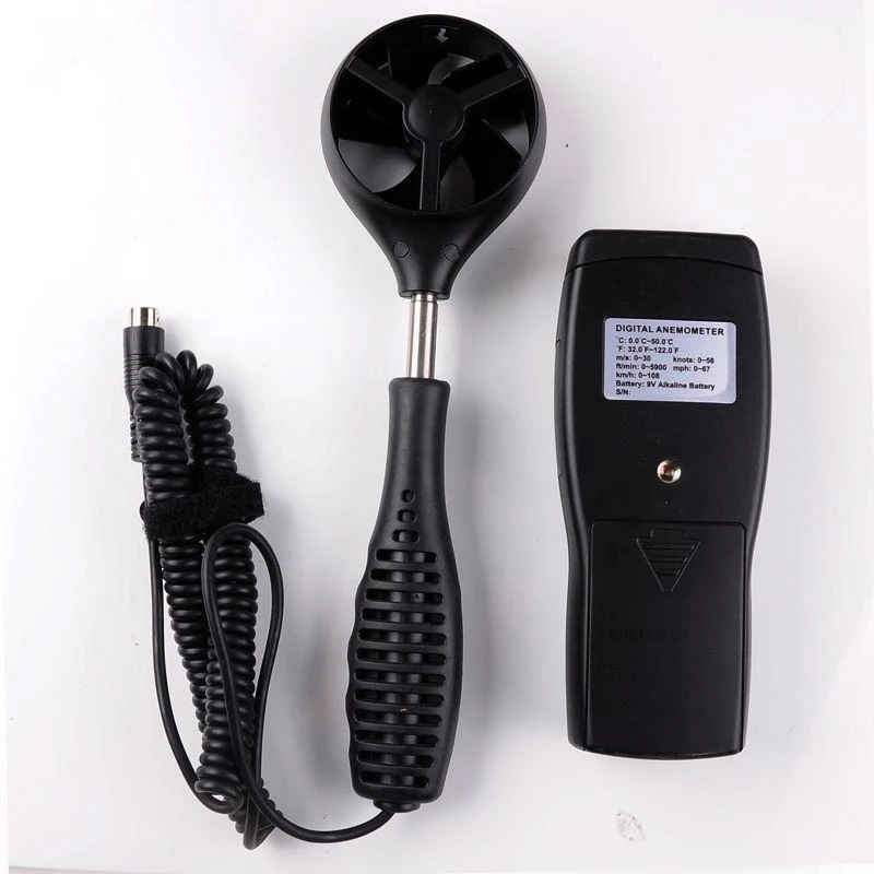 Function of Air Flow Meter Velocity Measurement Sensor Anemometer Price Professional Instruments