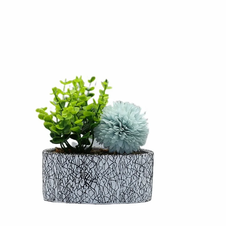 Custom Size Flower Indoor Long Round Plant Ceramic Pot