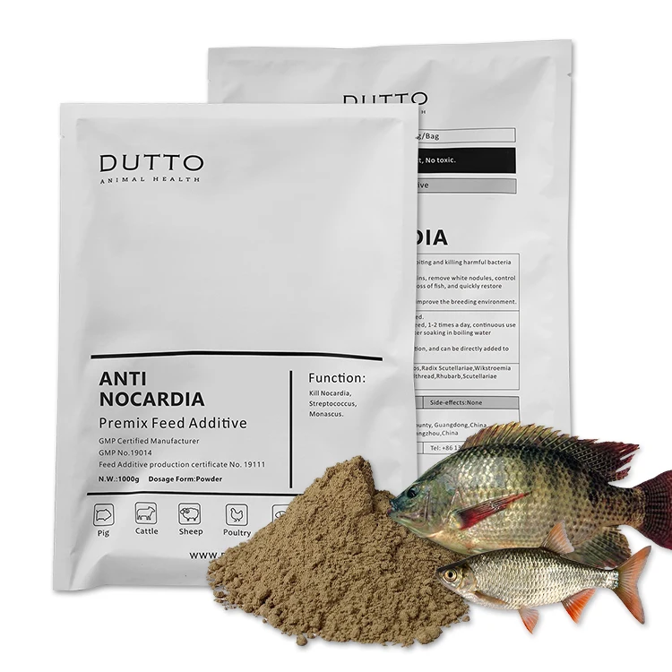 fish bacterial infection with best additives premix feed