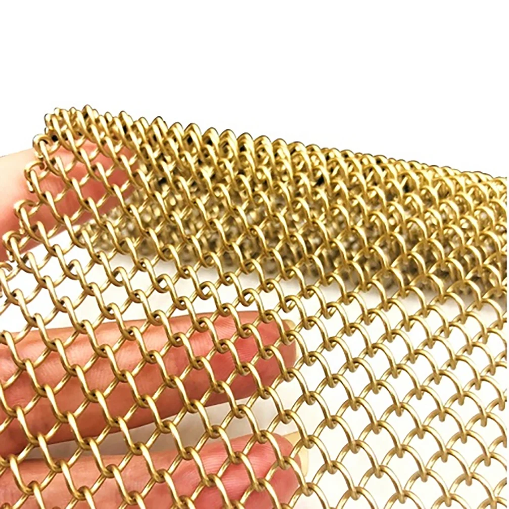 Металлическая драпировка, Архитектурная сетка, декоративные металлические сетчатые шторы из проволоки