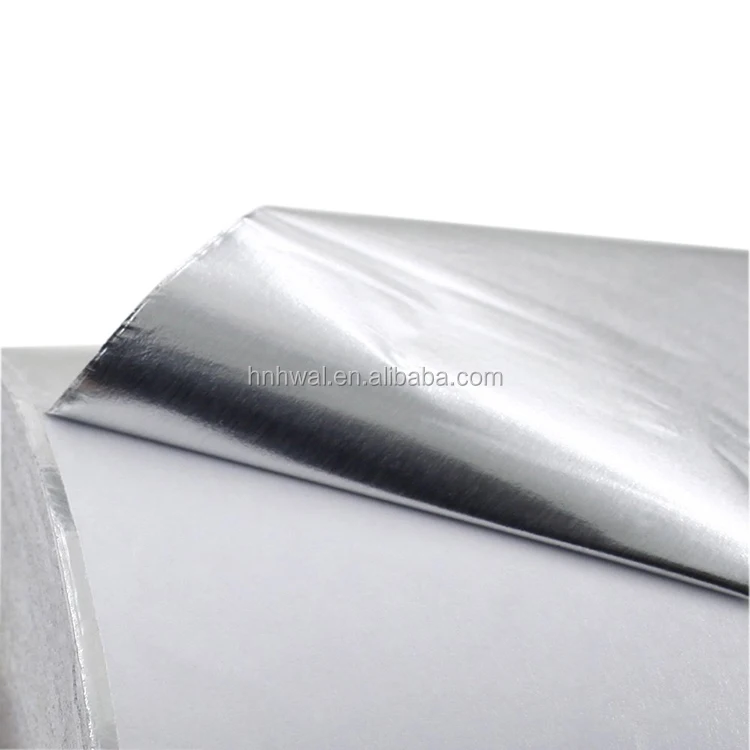 newest price wholesale silver waterproof fireproof heat resistant self adhesive aluminum foil tape for masking roof duct sealing
