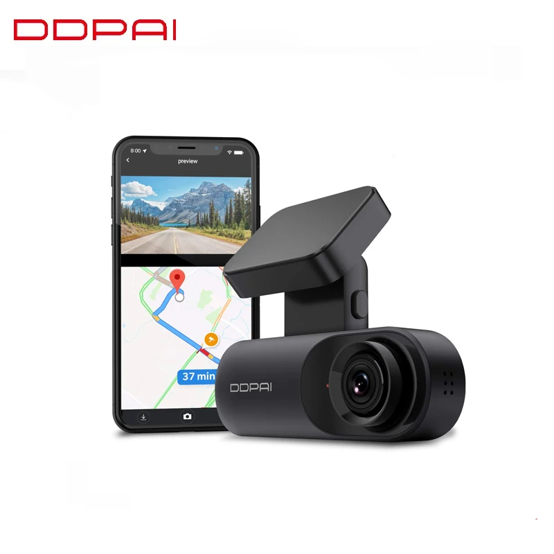 New Design DDPAI N3 1600P 2K 128GB F1.8  Dash Cam Front Inside Camera 2K Wifi Gps Night Vision Dual Lens Wifi Dashcam