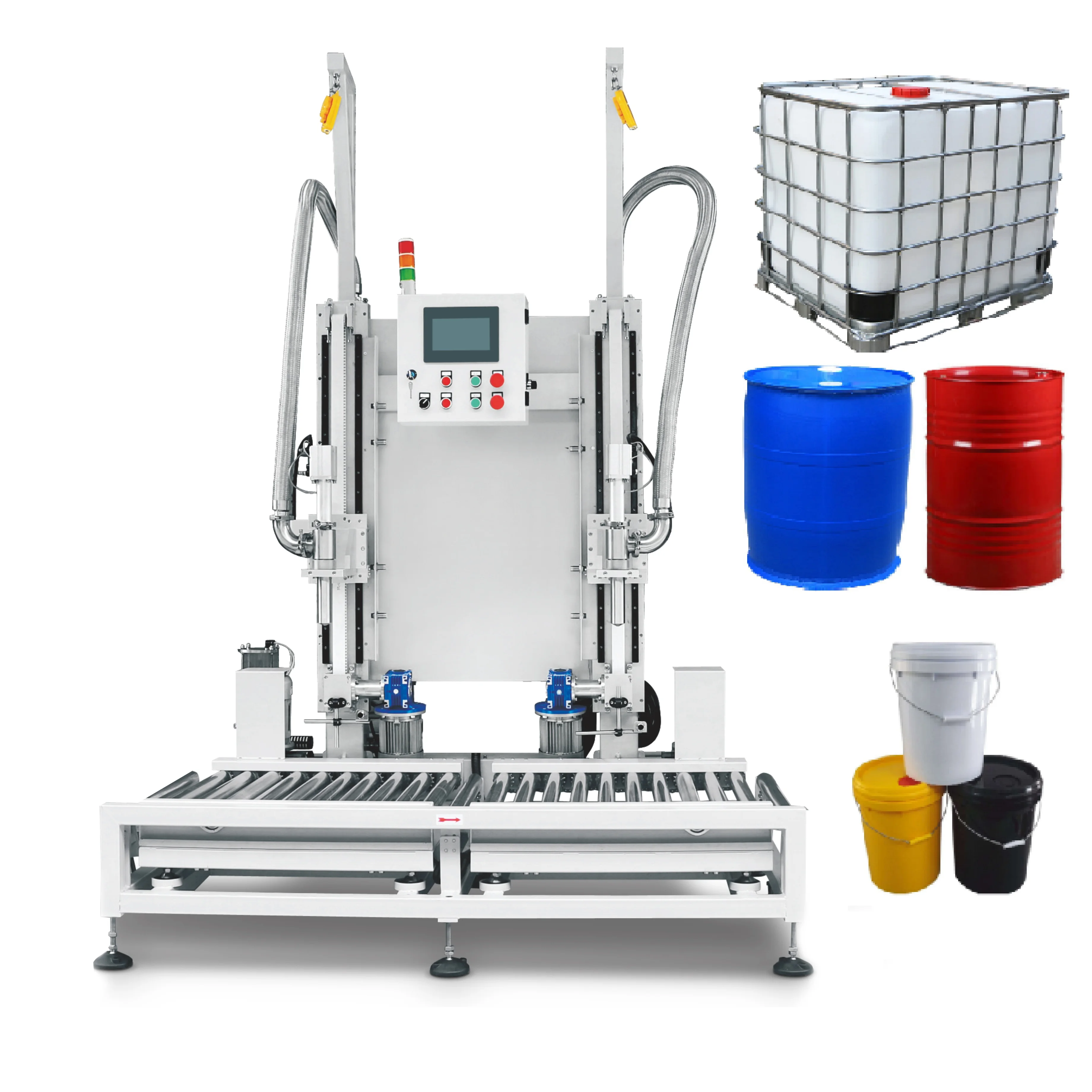 Bucket filling machine for 20L 200L 1000L Drum IBC container tank liquid Filling