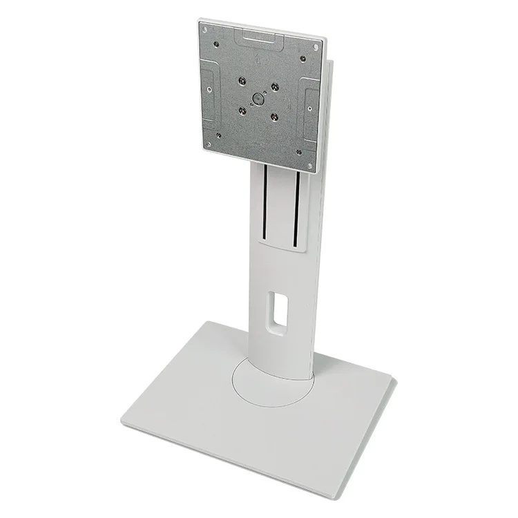 Factory white medical large load-bearing LCD monitor lifting and rotating base 21.5-27 inch monitor stand