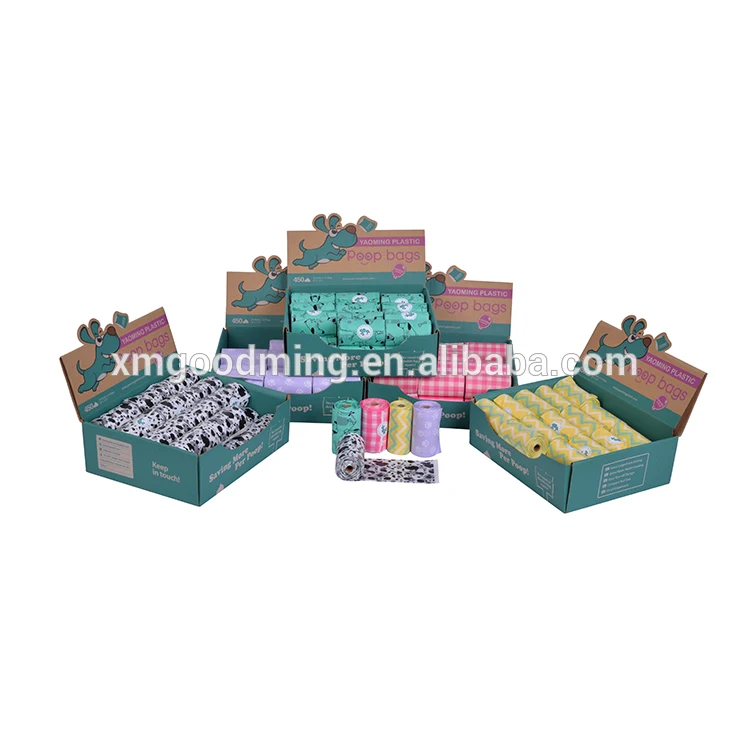 Recycled plastic dog poo bag dispenser biodegradable pet waste bag