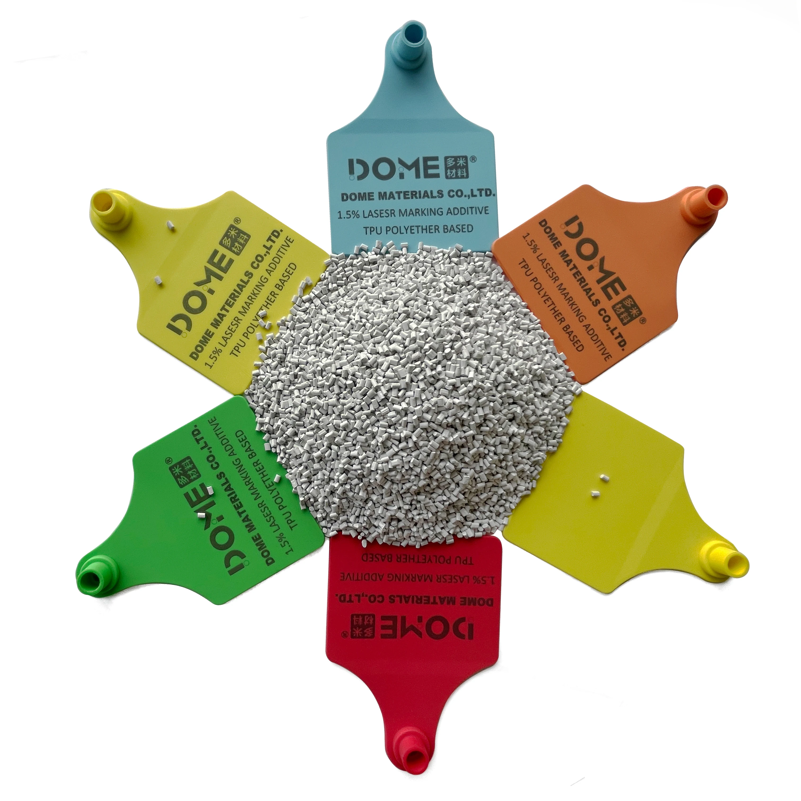 Factory Laser Marking Additives for Plastic ABS PP PE PC TPU PBT Material Laser Marking - Additives for Livestock RFID Ear Tags