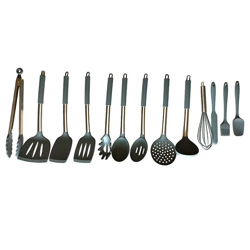 Camping kitchenware outdoor items kitchen tools set silicone kitchen utensil set of 12 in japan