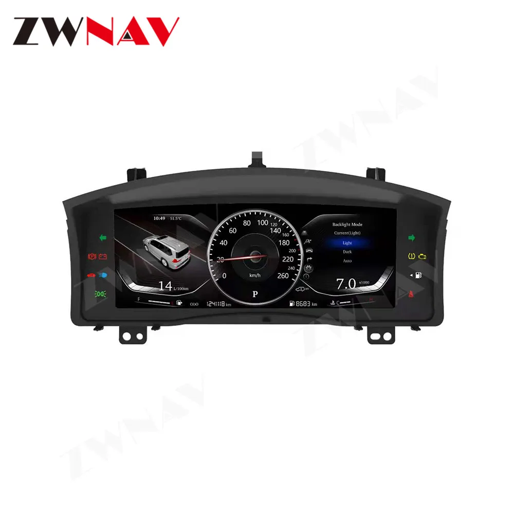  Экран для автомобиля ZWNAV Android 9 0 Lexus LX570 2007-2015 экран приборной панели автомобильный GPS-навигатор