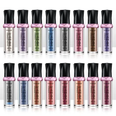 
Roll-on Monochrome Pearlescent Roll-On Eyeshadow Highlight Glitter Stage Makeup 16 Color Eyeshadow Powder 