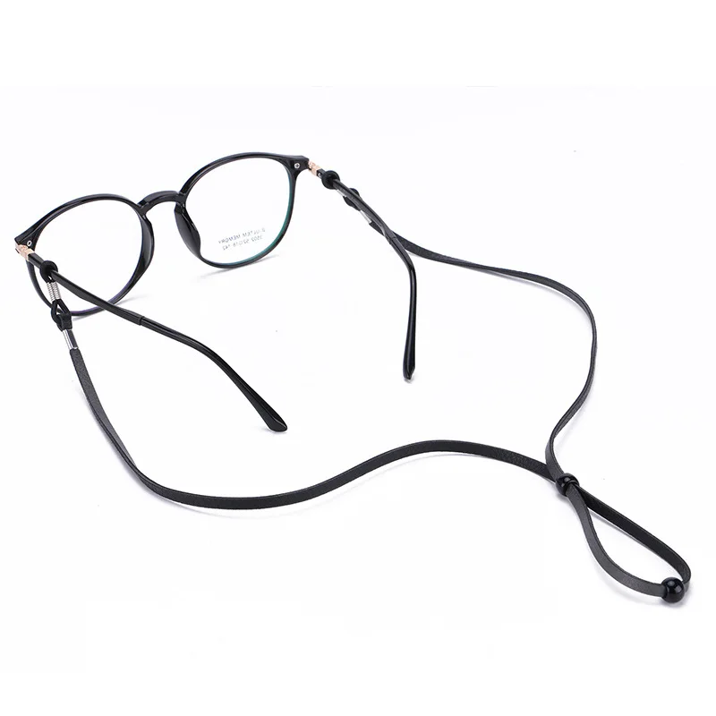 Adjustable new glasses rope leather sunglasses strap sports protection anti-shedding glasses chain Eyewear Accessories
