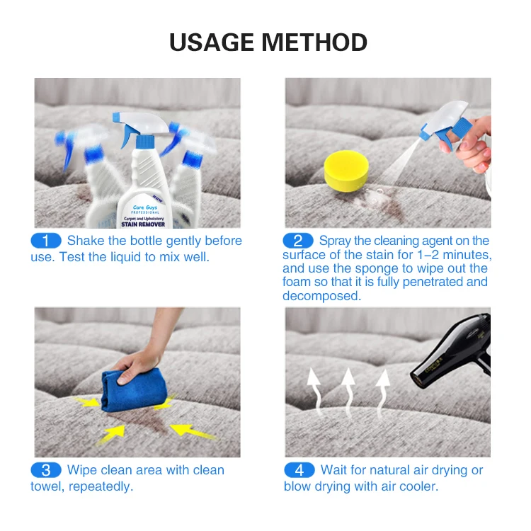 OEM Pro Instant Stain Vanisher Effective Fabric Cleaner for Sofas Carpets Toys Pet-Friendly Multi-Functional Spray