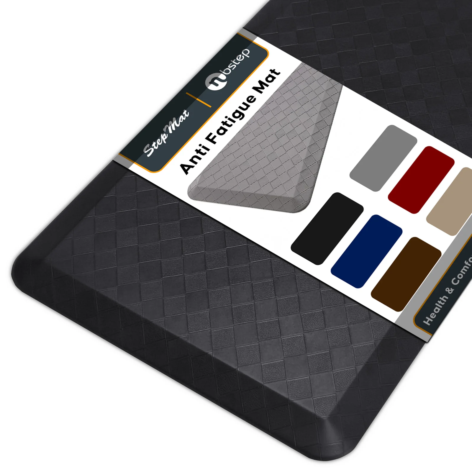 Manufacturer StepMat Durable Standing Desk Mat 3/4 Inch Thick PVC+PU Comfort Floor Mat Anti-Fatigue Kitchen Mat